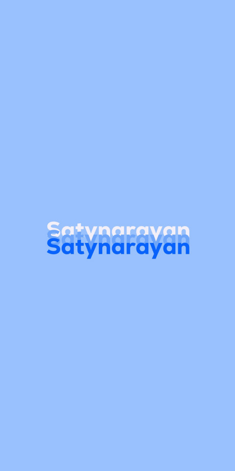 Free photo of Name DP: Satynarayan