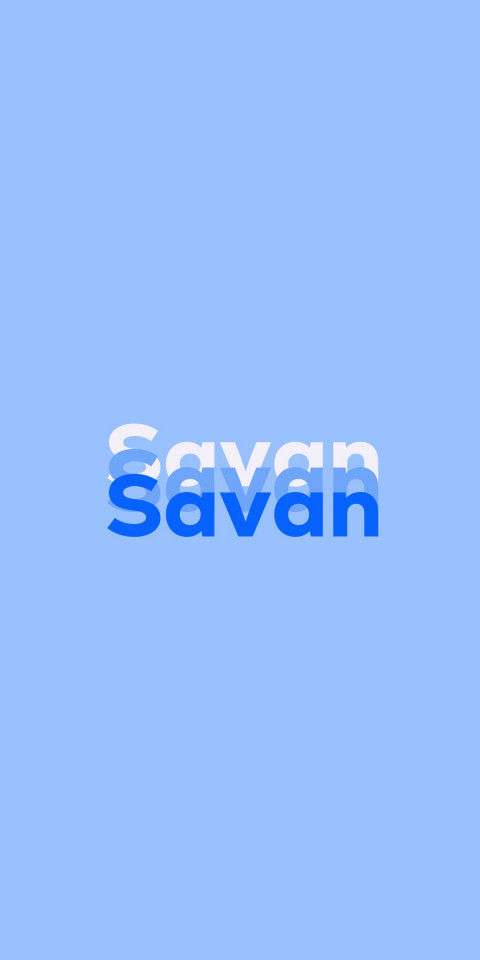 Free photo of Name DP: Savan