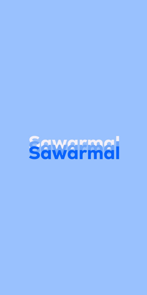 Free photo of Name DP: Sawarmal