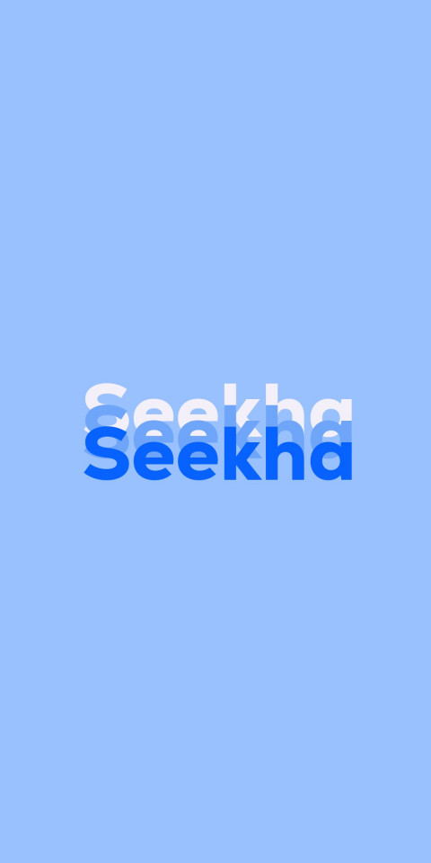 Free photo of Name DP: Seekha