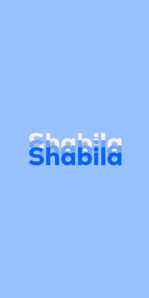Free photo of Name DP: Shabila
