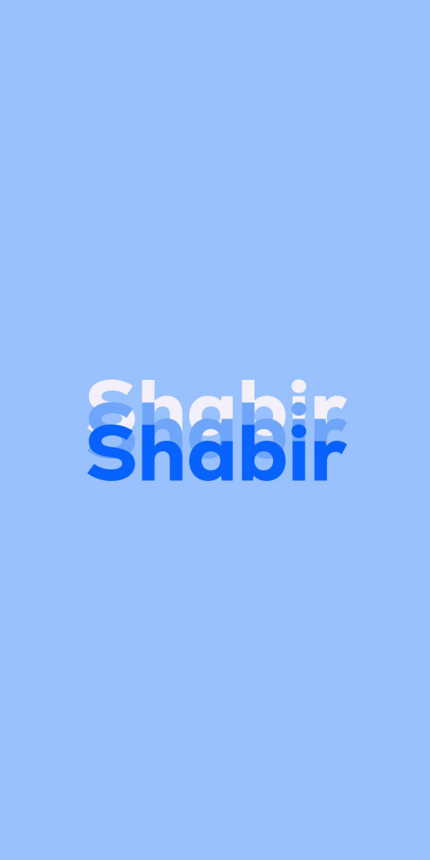 Free photo of Name DP: Shabir