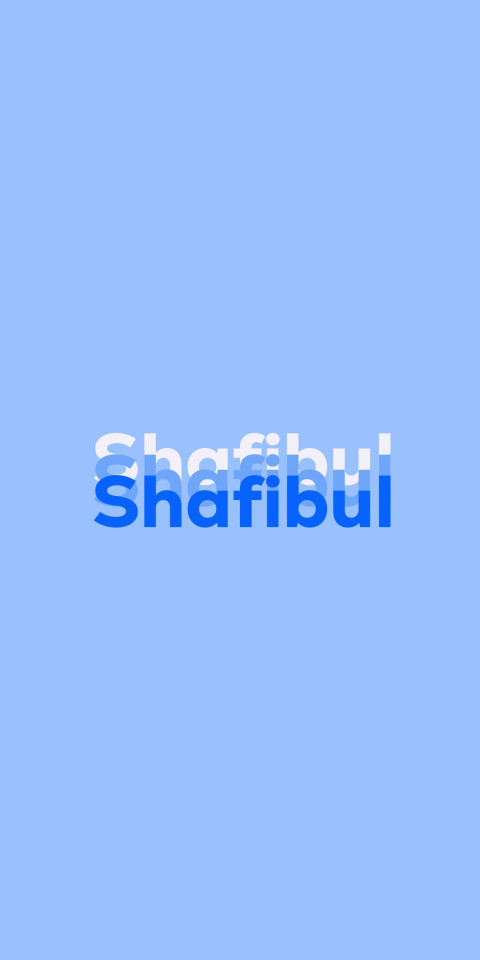 Free photo of Name DP: Shafibul