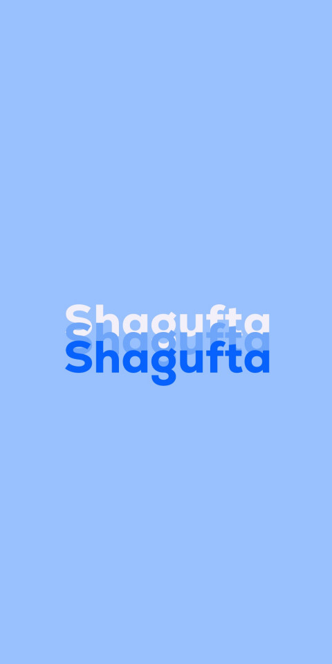Free photo of Name DP: Shagufta