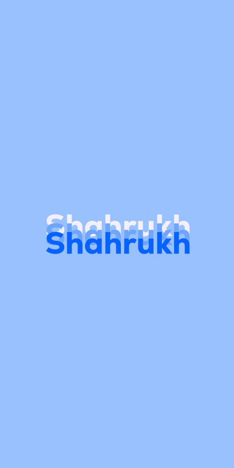 Free photo of Name DP: Shahrukh