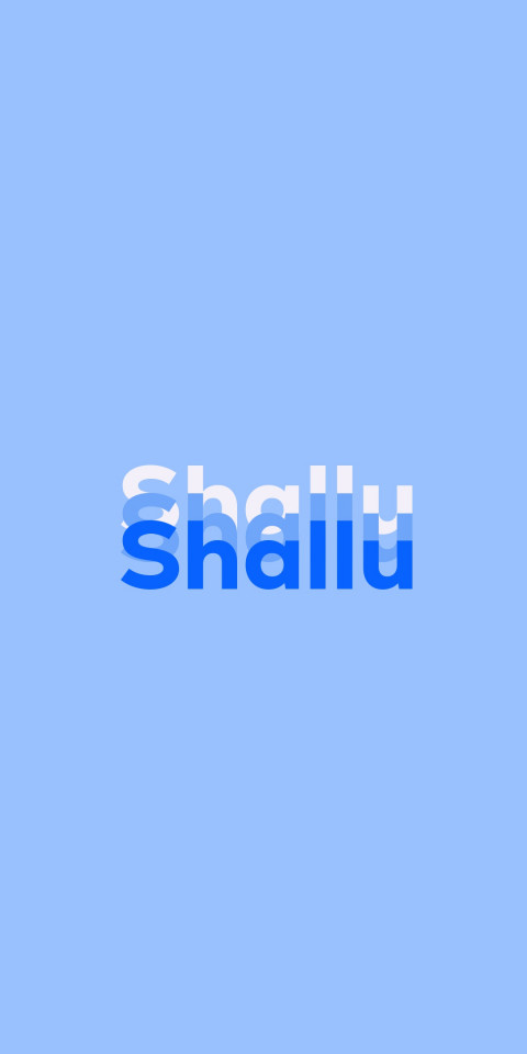 Free photo of Name DP: Shallu