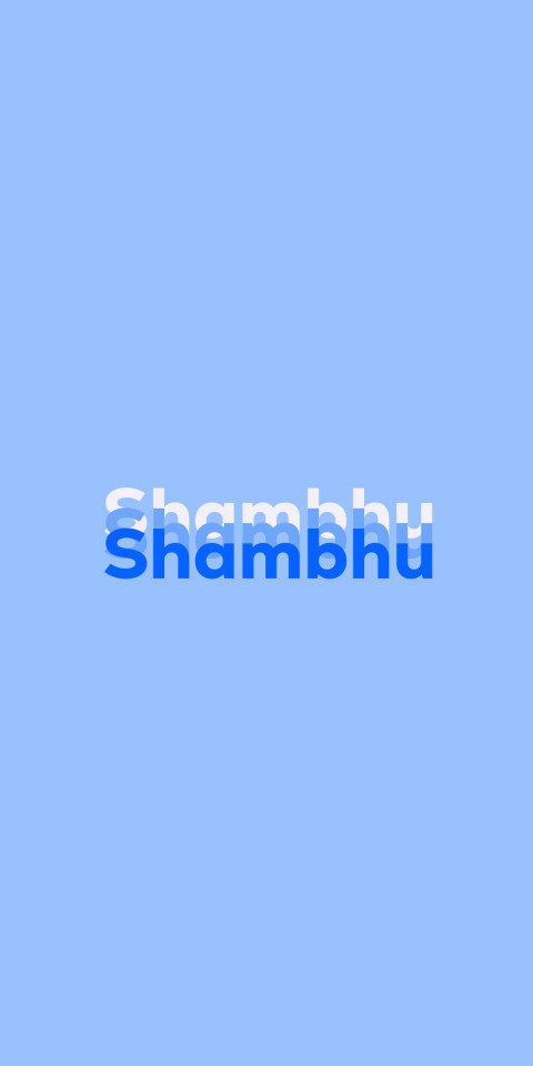 Free photo of Name DP: Shambhu