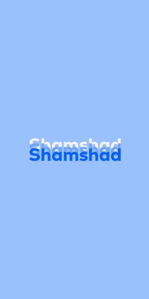 Free photo of Name DP: Shamshad