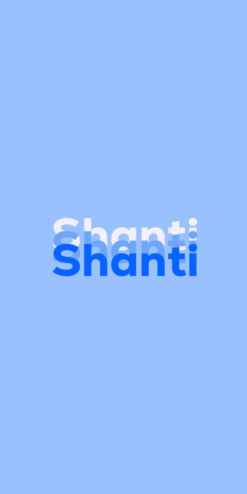 Free photo of Name DP: Shanti