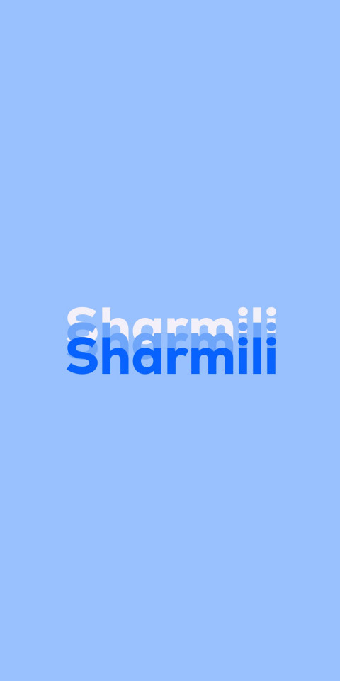 Free photo of Name DP: Sharmili