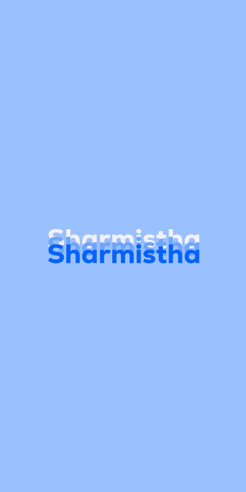 Free photo of Name DP: Sharmistha
