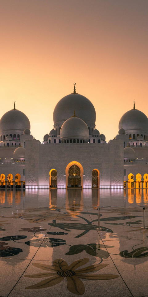 Free photo of Sheikh Zayed Grand Mosque Wallpaper #163