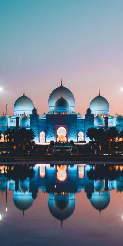 Free photo of Sheikh Zayed Grand Mosque Wallpaper #295