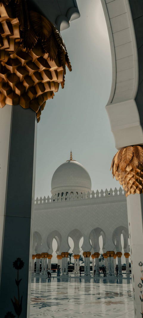 Free photo of Sheikh Zayed Grand Mosque Wallpaper #305