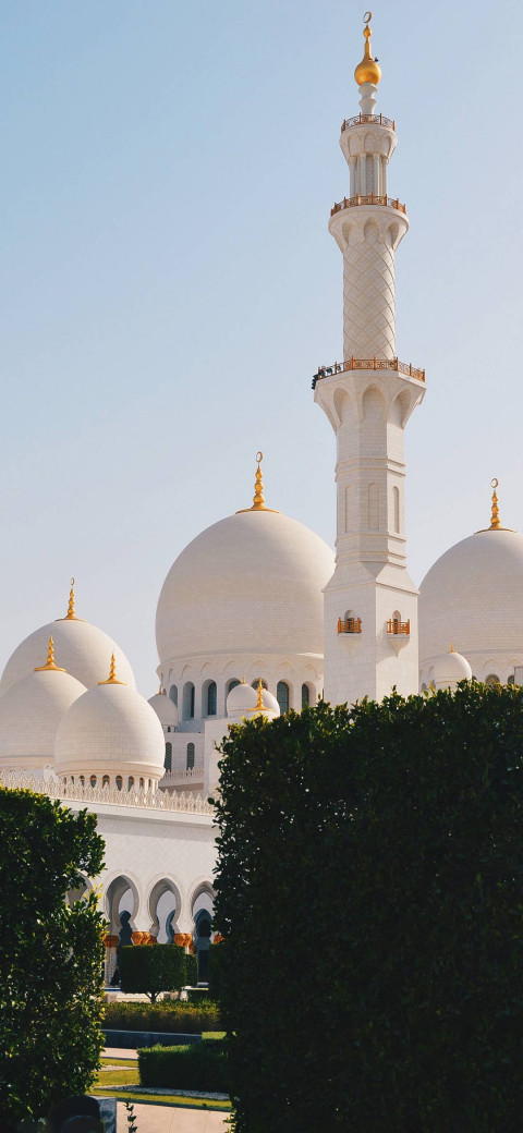 Free photo of Sheikh Zayed Grand Mosque Wallpaper
