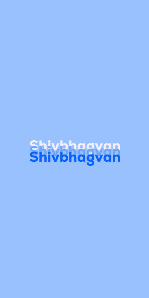 Free photo of Name DP: Shivbhagvan