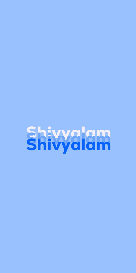 Free photo of Name DP: Shivyalam