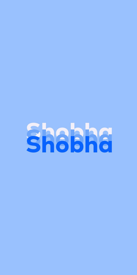 Free photo of Name DP: Shobha