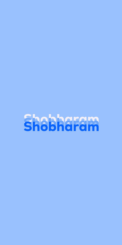 Free photo of Name DP: Shobharam