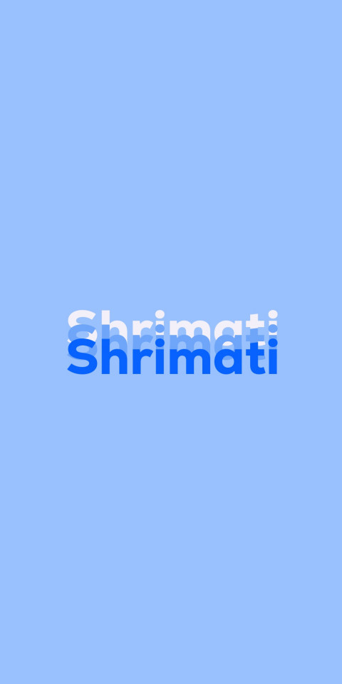 Free photo of Name DP: Shrimati