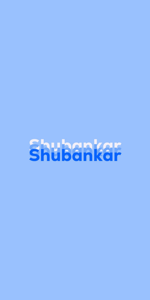 Free photo of Name DP: Shubankar