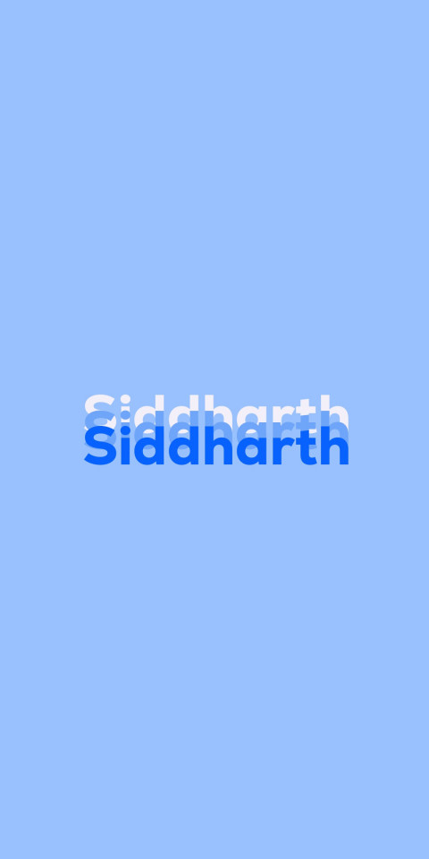 Free photo of Name DP: Siddharth