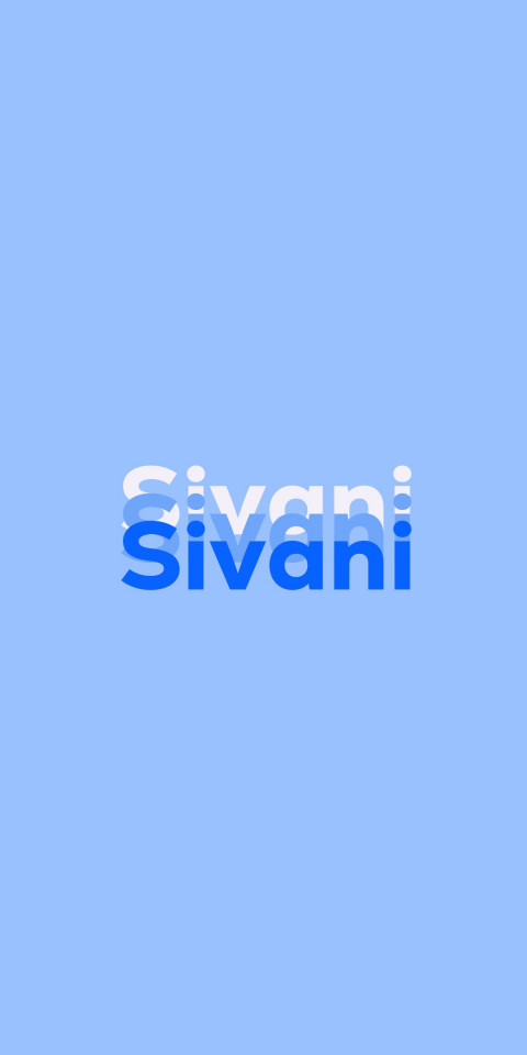 Free photo of Name DP: Sivani