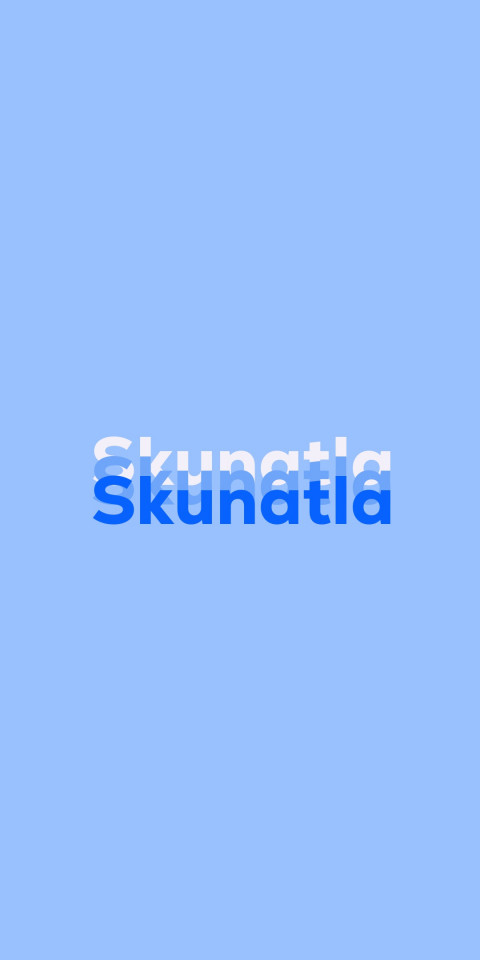 Free photo of Name DP: Skunatla