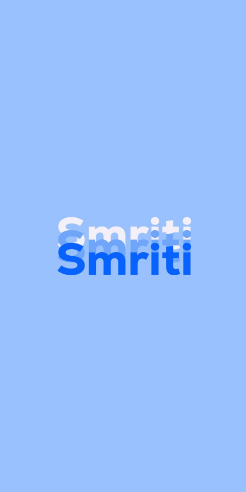 Free photo of Name DP: Smriti