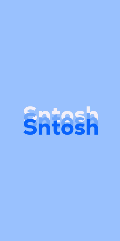 Free photo of Name DP: Sntosh