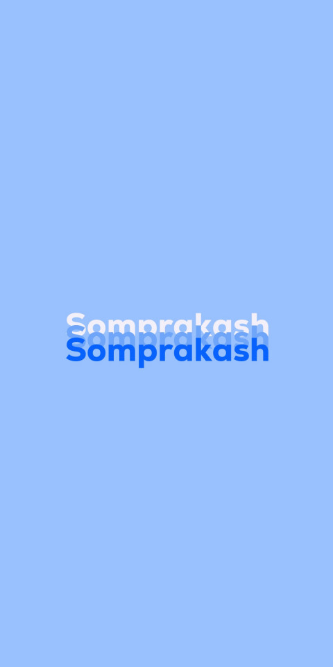 Free photo of Name DP: Somprakash