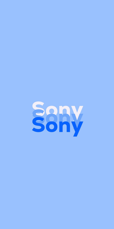 Free photo of Name DP: Sony