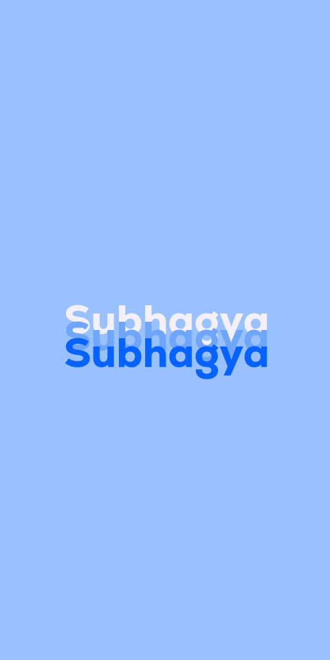 Free photo of Name DP: Subhagya