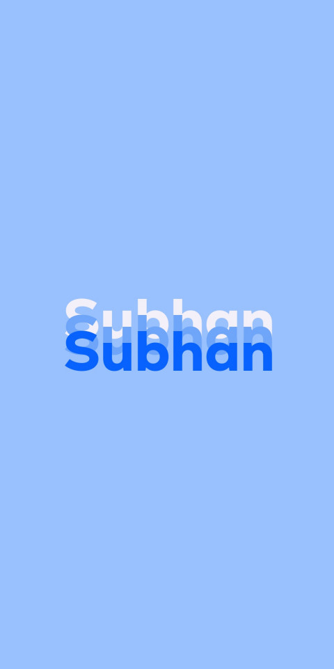 Free photo of Name DP: Subhan