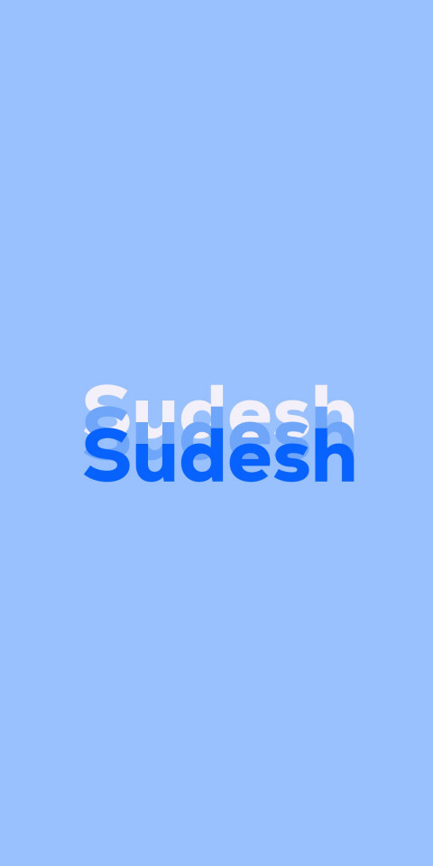 Free photo of Name DP: Sudesh