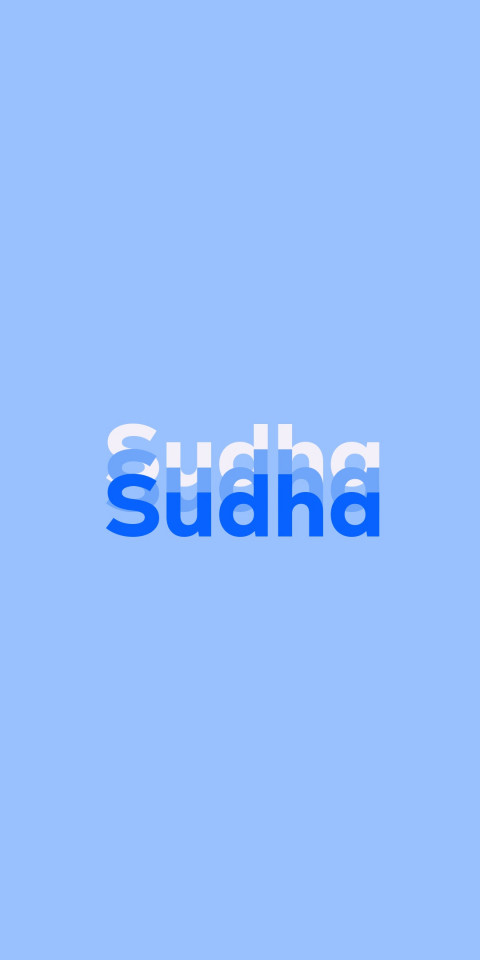 Free photo of Name DP: Sudha