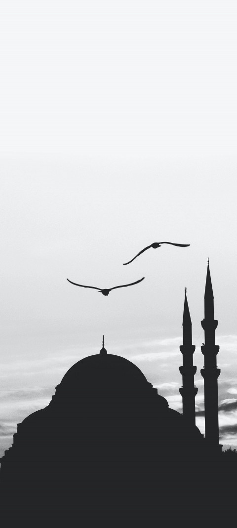Free photo of Suleymaniye Wallpaper Silhouette