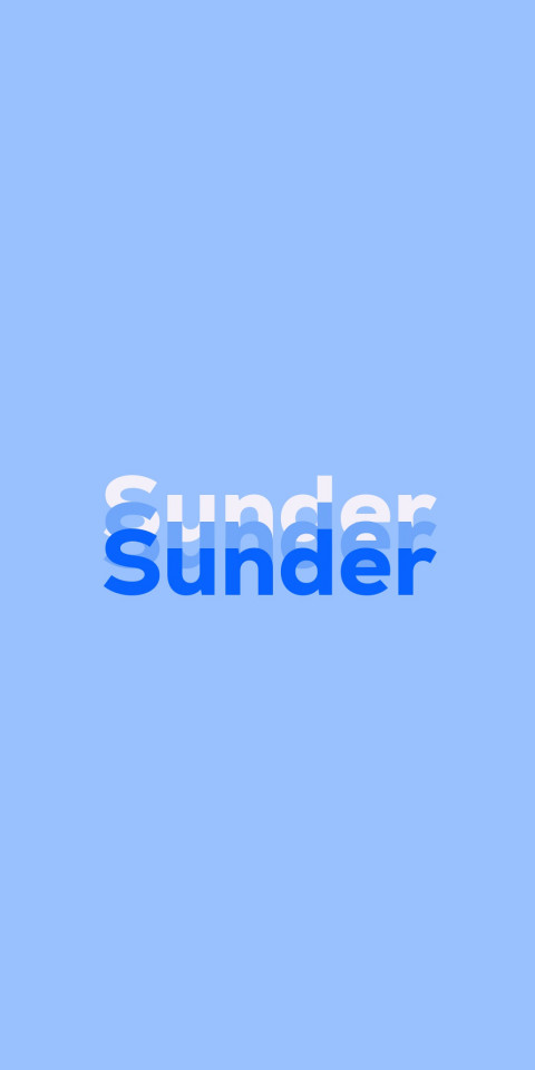 Free photo of Name DP: Sunder
