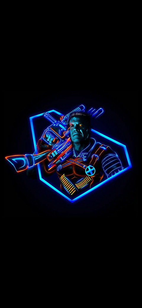 Free photo of Superheroes Movies Amoled Wallpaper with Neon, Graphic design & Fictional character