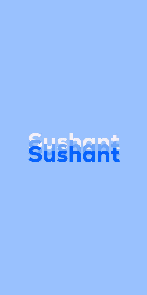 Free photo of Name DP: Sushant