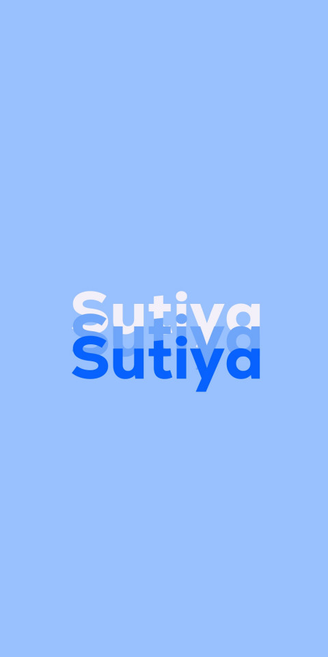 Free photo of Name DP: Sutiya