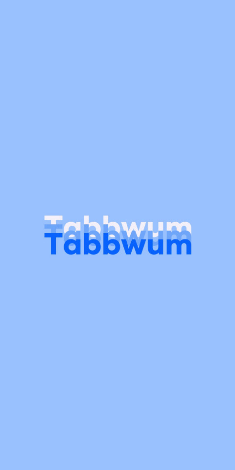 Free photo of Name DP: Tabbwum