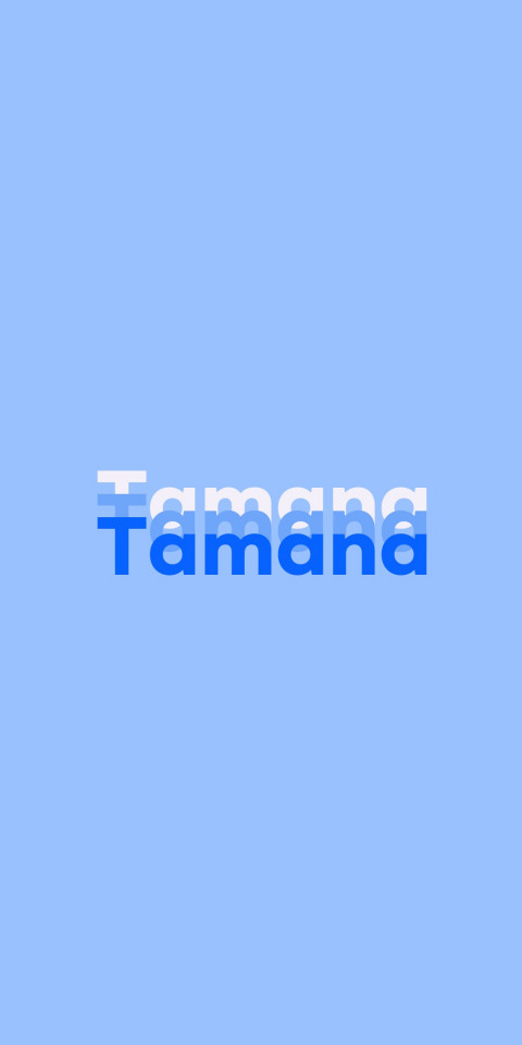 Free photo of Name DP: Tamana