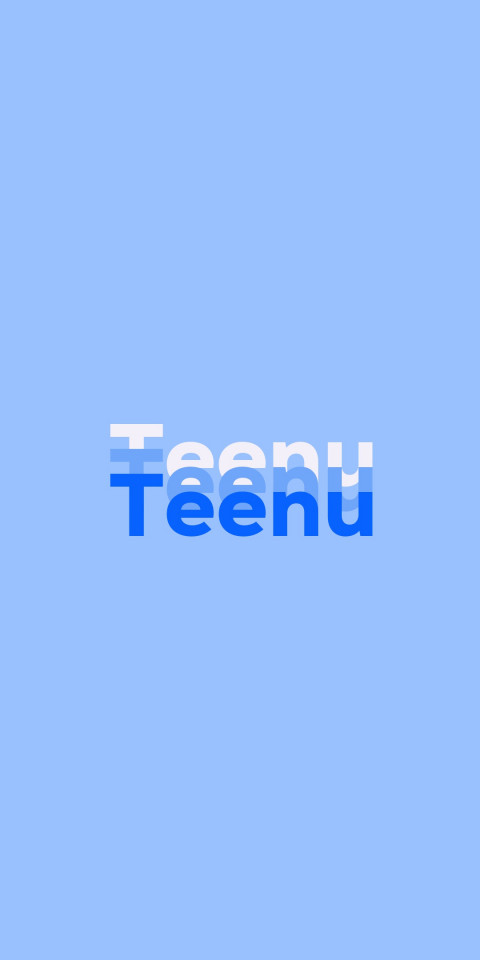 Free photo of Name DP: Teenu
