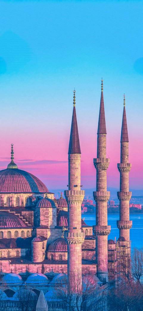 Free photo of The Blue Mosque Wallpaper #033