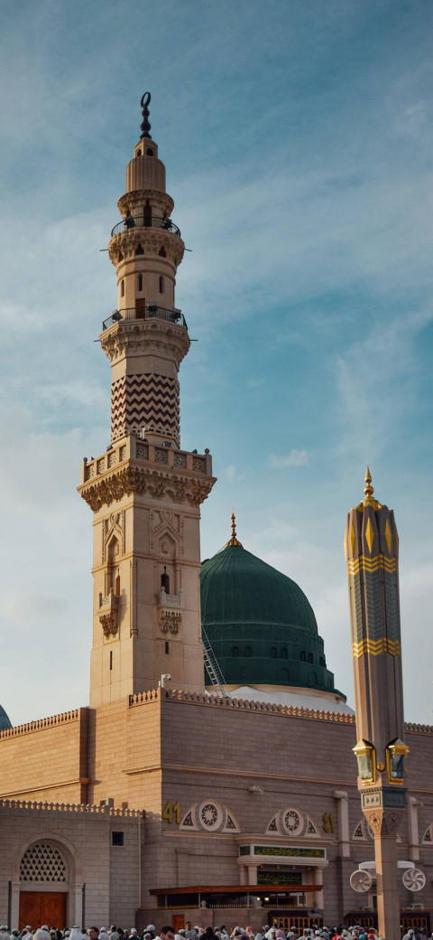Free photo of The Green Dome, Al-Masjid al-Nabawi in Medina