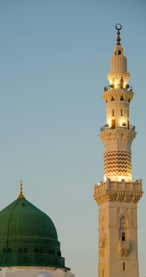 Free photo of The Green Dome, Al-Masjid al-Nabawi in Medina Wallpaper #422