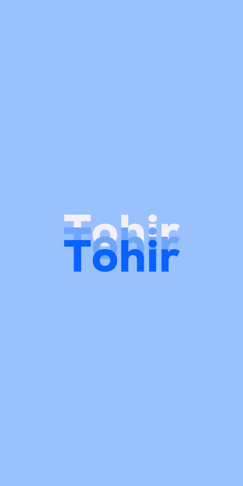 Free photo of Name DP: Tohir