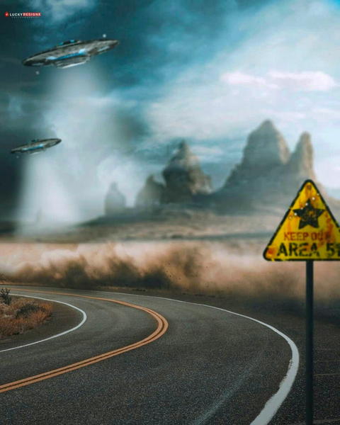 Free photo of UFO Picsart CB Editing Background