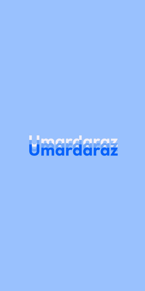 Free photo of Name DP: Umardaraz